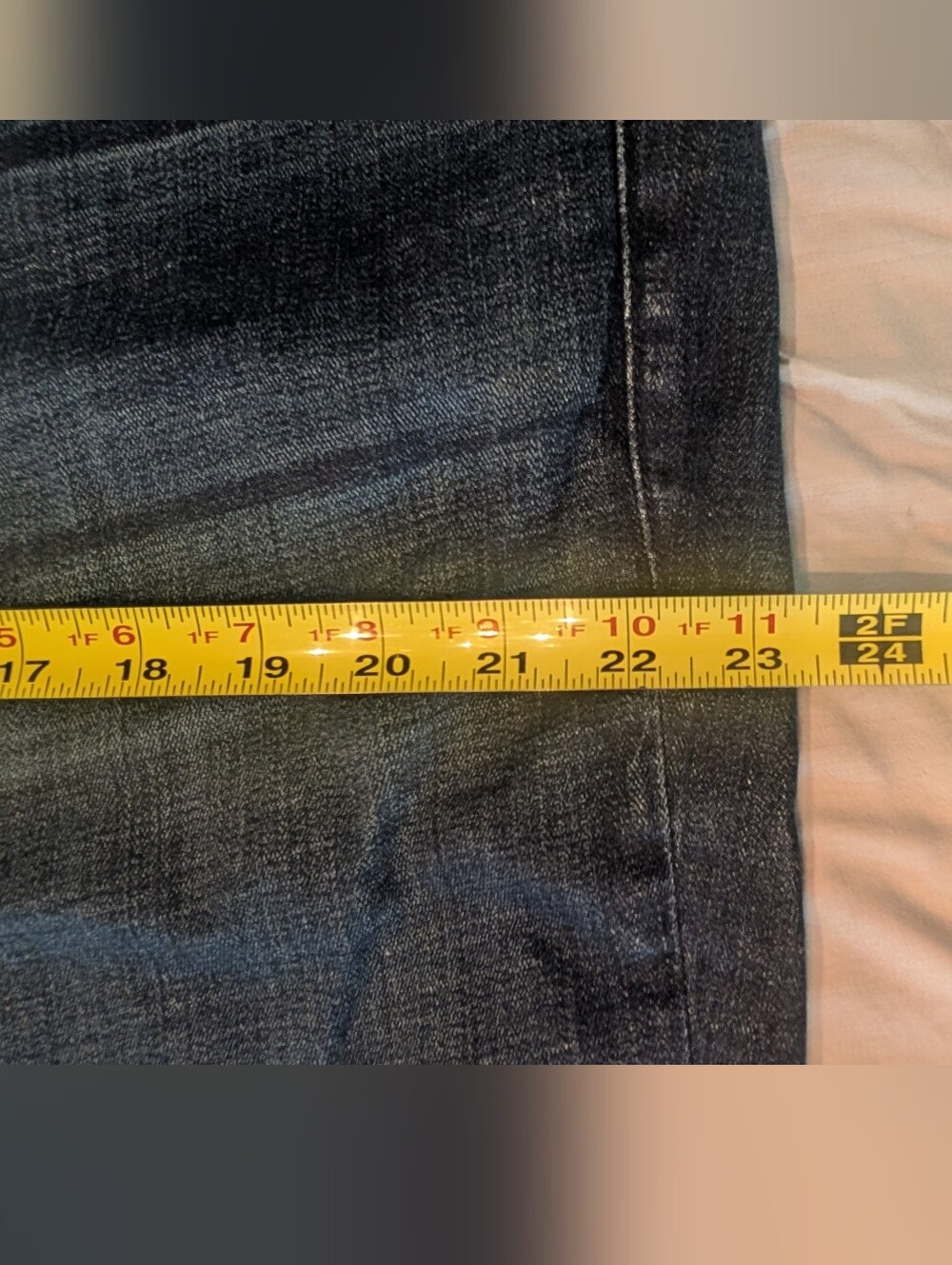 Good American Good Legs Slim Straight Dark Indigo Jeans - Picture 5 of 8
